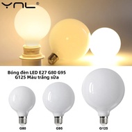 Tiết Kiệm Năng Lượng Bóng Đèn LED Lớn E27 110V-220V G80 G95 G125 Trắng Ấm Ánh Sáng Sữa Đèn Phòng Khá