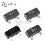 100PCS BC856 BC857 SOT-23 BC856A 3A BC856B 3B BC857A 3E BC857B 3F BC857C 3G SMD PNP 45V 65V 100mA 0.