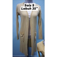 knitwear cardigan labuh