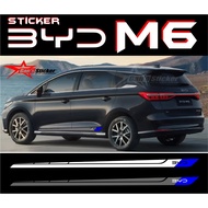 BYD M6 Sticker Variations BYD M6 Electric Car Door Sticker Accessories