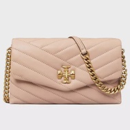 TORY BURCH TORY BURCH Kira Chevron Chain Wallet Devon Sand 90343