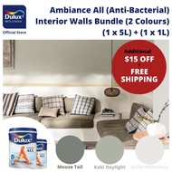 [BUNDLE] Dulux Ambiance All Interior Walls (Anti-bacterial) Paint Green Kaki Daylight (Light Neutral Combination)