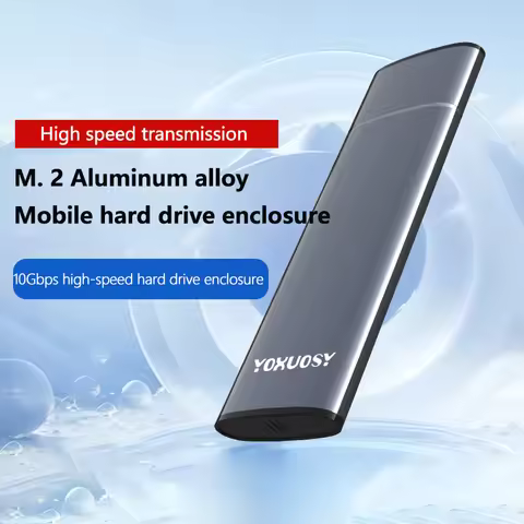 M2 NVMe SSD Enclosure 10Gbps PCIe SSD Case Portable Box For M.2 NVMe PCIE NGFF SATA Protocol SSD Dis