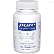 Pure Encapsulations Vitamin D3 125 mcg (5,000 IU), 120 Capsules |  to Support , Joint, Breast, Heart
