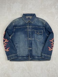 Lee 101+ flame Embroidered Denim Jacket