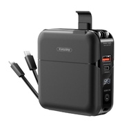 Remax RPP-20 แบตสำรอง15000 mAh. สายชาร์จในตัว ขาปลั๊กสำหรับชาร์จตัวเอง มีมาตราฐาน มอก.