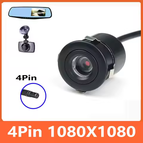 Car image HD night market 4Pin driving recorder rear view waterproof night market reversing camera