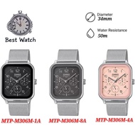 Casio MTP-M306M Analog Stainless Steel Strap Watch for Men