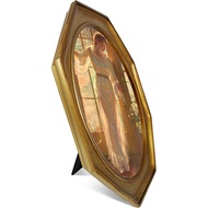 SIMON'S SHOP 11x14 Picture Frame for Wall and Tabletop, Vintage Brushed Gold Picture Frames 11x14, O