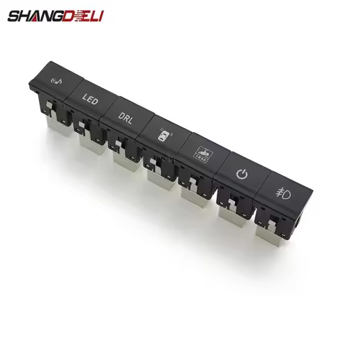 Car Red LED Light Push Button Fog Lamp Power On Off Seat Heating Switch For Volkswagen VW polo 6C 20