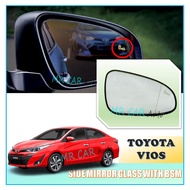 TOYOTA VIOS NSP151 2019-2022 SIDE MIRROR GLASS WITH BSM (OEM/ORIGINAL)