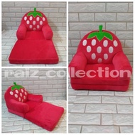 sofa lipat strawberry/sofabed/sofa lipat anak