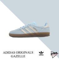 ADIDAS GAZELLE INDOOR Baby Blue German Training Shoes White Gold Label Women's JI2717 [Peter Pan]