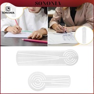 [SONONIA] Geometric Pattern Drawing Ruler Drawing Template Lightweight Aid Professional Project Art 