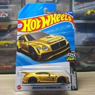 Hot Wheels 2018 Bentley Continental GT3 Gold Q 2025 - Hotwheels Original - Children's Toys