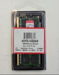 KINGSTON 8G DDR3L 1600Mhz SO-DIMM RAM