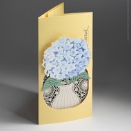 【新年賀卡】 繡球花立體賀卡 (三入裝) (FGC-14)