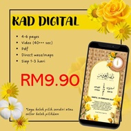 Kad Kahwin Digital/Wedding Digital Card/Kad Perkahwinan Digital/Kad Digital Kahwin