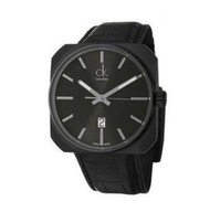 (現貨) 3990NT Calvin Klein CK 手錶 皮革 錶帶 黑色 K1R21430