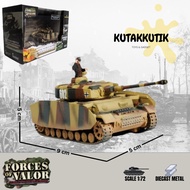 Diecast Metal Tank German Panzer IV Eastern Front 1945 Forces Of Valor 1:72 Scale