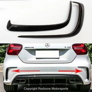 Mercedes benz W176 A45 AMG rear bumper canard set