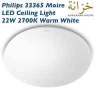 Philips 33365 Moire LED Ceiling Light 22W 2700K Warm White