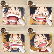 One Piece Mouse Pad Luffy Office Laptop Accerraries Washable Non-Slip Rubber Base Mouse Pad Aesthetic Computer Desk Game Notebook Creative Mouse Mat Pad