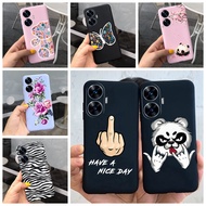 Realme C55 NFC 2023 Case Silicone Cold Cartoon Soft Back Cover Realme C55 nfc RealmeC55 Phone Casing