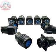 YANGWEN 1Pcs Male Female Cable Joint Connector 2/3/4/5/7/10/14/16 Pin YP21 21mm Aviation Plug Aviati