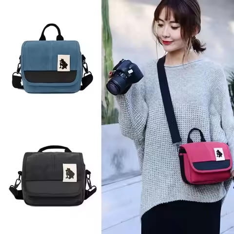 DSLR Camera Bag For Canon EOS R100 R10 R50 R7 RP 250D 200D M200 M50 M6 SX70 SX60 Nikon ZFC Z50 Z30 Z