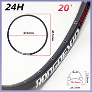 【HOT】20 inch mountain bike wheel rim 24/28/32/36 hole double disc wheel rim