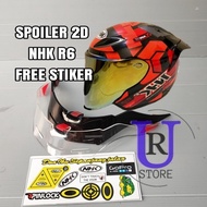 NHK R6 2D HELMET SPOILER NHK R6 HELMET SPOILER/ NHK R6 SPOILER/ | FREE stickers