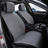 Car Seat Pad High Quality Linen Breathable Car Seat Cover Cushion Universal Car Seat Cover Fit Most Automotive Interior, Truck, Suv,or Van Inside Covers For Cars Protect Seat