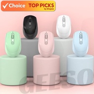 GEESO Wireless Silent Mouse USB Mini Receiver for Laptop & PC Wireless Mouse