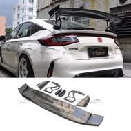 Carbon Fiber FL5 Spoon Rear Spoiler Trunk Boot Wing For Honda Civic FL5 2022-2023 Auto Tuning