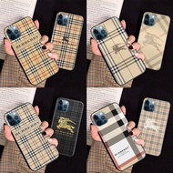 for iPhone 13 Mini 14 Pro Max TPU soft Case G89 burberry fashion luxury