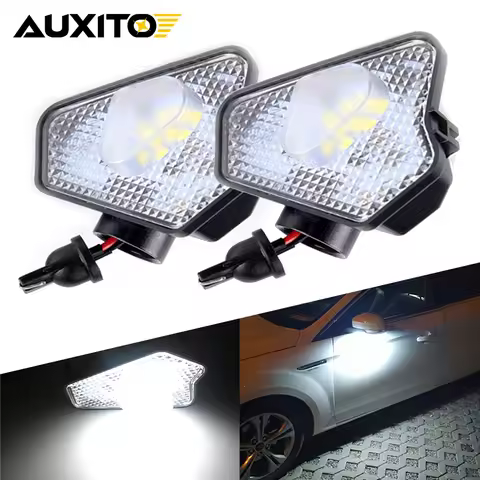 AUXITO 2pcs Led Under Side Mirror Puddle Lights for Mercedes Benz A Class W176 W246 W242 C E S CLA C