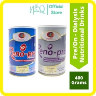 ☂Reno-Pro Susu Milk Powder Renopro Vanilla 400g Low or High Protein and Criticare Renal Care Supplem