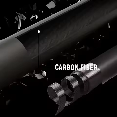 BIZU MARS IMPACT 58" Carbon Fiber Billiard Pool Cue Black Gold 12.5mm Tip 1/2 Inch Joint for Pool Ta