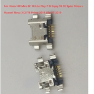 10-10Pcs Dock Micro Plug USB Charging Charger Pin Dock Port Connector For Honor 8X Max 8C 10 Lite Pl