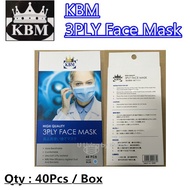KBM High Quality 3Ply Face Mask<<Ready Stock>>