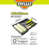 DYLLU Cylinder Paint Roller Brush Set (6 Pcs) DTCB3H62