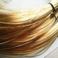 เครื่องประดับ DIY อุปกรณ์เสริมลวดทองแดงชุบทองแท้24K ลวดหุ้มทองลวดบิดตัวอักษรจัดแต่งทรงผมสีไม่ซีดจาง