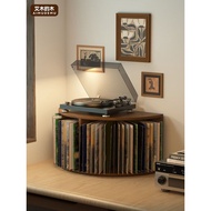 Study Record Record Player Rack Vinyl Record Storage Rack Magazine Book Organizer Rack Comic CD Rack
