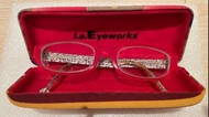 LA Eyeworks 紅色女性眼鏡鏡框