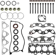 VANJING Engine Cylinder Head Gasket Set with Bolts Compatible with Honda Civic EX GX HX CX DX LX Val