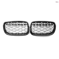 1 Pair of Car Front Grille Front Kidney Grilles Car Front Hood Bumper Kidney Grille Replacement for 