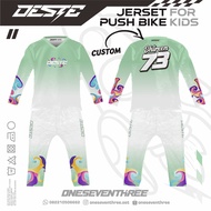 Pushbike OESTE JERSEY (PASTEL Color Edition) V.3/ Children's Racing JERSEY/Bicycle JERSEY/Children's