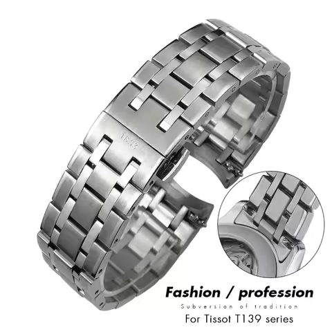 20mm 22mm T139 Stainless Steel Watch Strap for Tissot 1853 80 Chemin des Tourelles T139407 T139807 A
