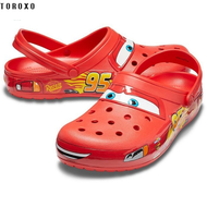 Same Day Shipment Crocs for Men McQueen Adult Clog Comfortable Cartoon Beach Sandals Lightweight Wat